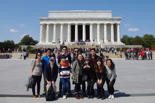 Lincoln Memorial Group Photo